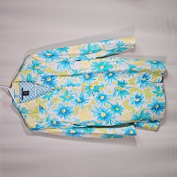 Pierre Cardin Floral Lined Jacker Sz 12 NWOT - Picture 1 of 6